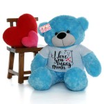 Giant 5 Feet Personalized I Love You Beary Much Teddy Bear - Choose From 7 Colors